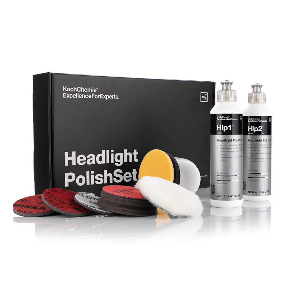 Koch Chemie Headlight Polish Set - balení a obsah sady