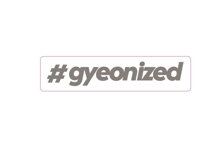 GYEON #gyeonized silver sticker 17,9 mm x 100 mm