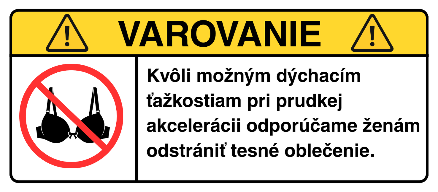 VAROVANIE: Odstráňte tesné oblečenie