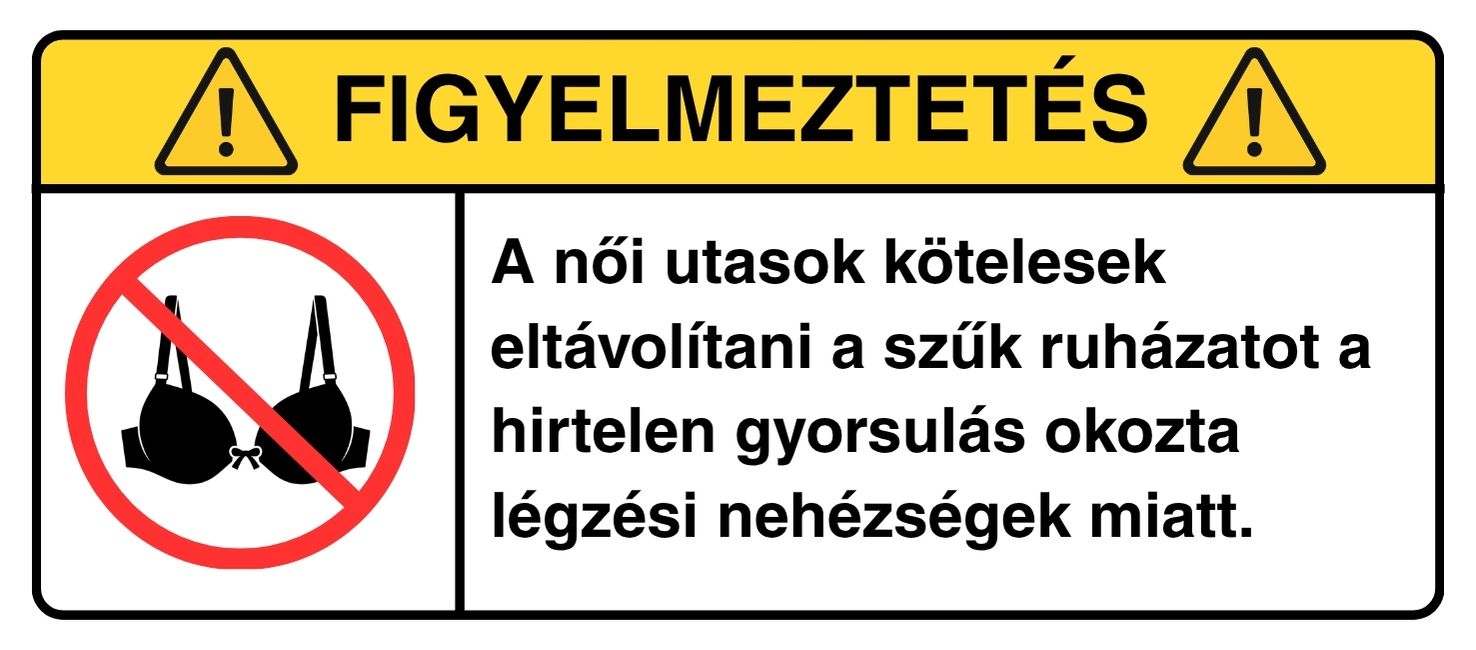 FIGYELMEZTETÉS: Szűk Ruházat