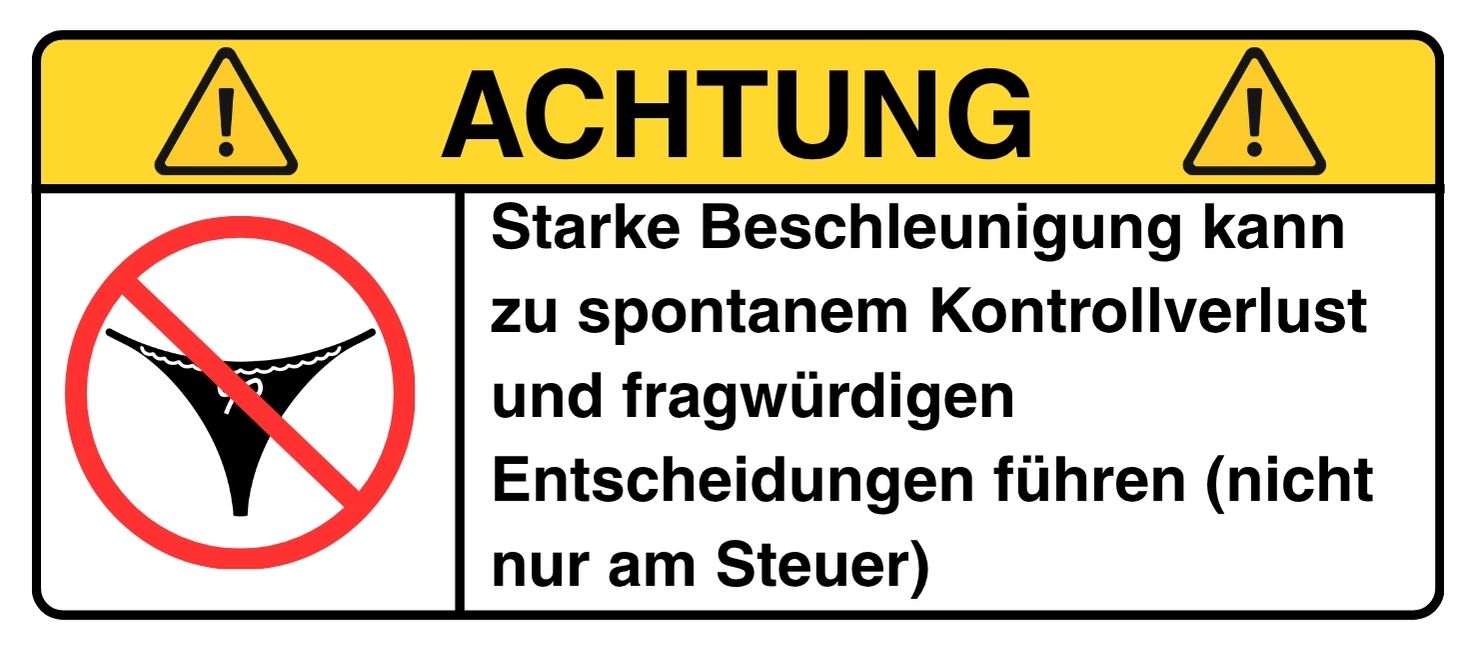 ACHTUNG: Kontrollverlust