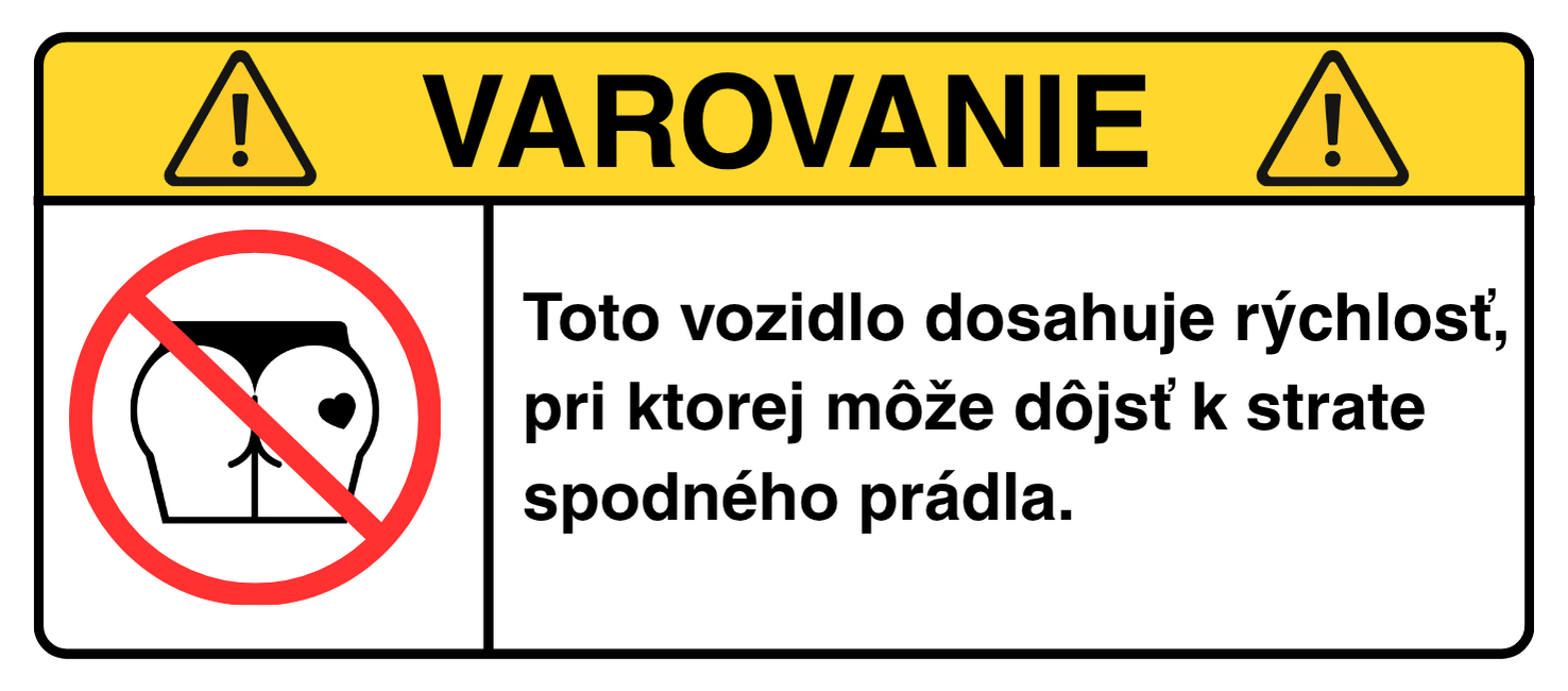 VAROVANIE: Strata spodného prádla