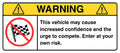 WARNING: Competitive Behaviour