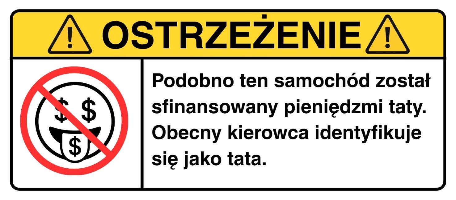 OSTRZEŻENIE: Pieniądze Taty