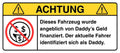 ACHTUNG: Daddy's Geld