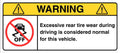 WARNING: Rear Tire Wear