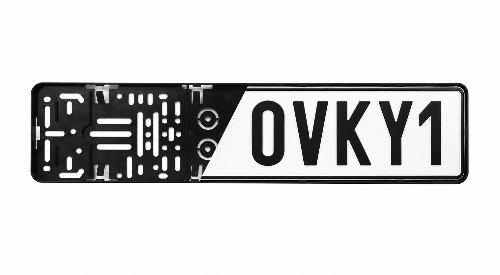 Minimalistický držák registrační značky Plexiclick PRO V1 (110 mm)
