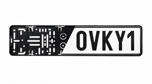 Minimalistický držák registrační značky Plexiclick PRO V1 (110 mm)