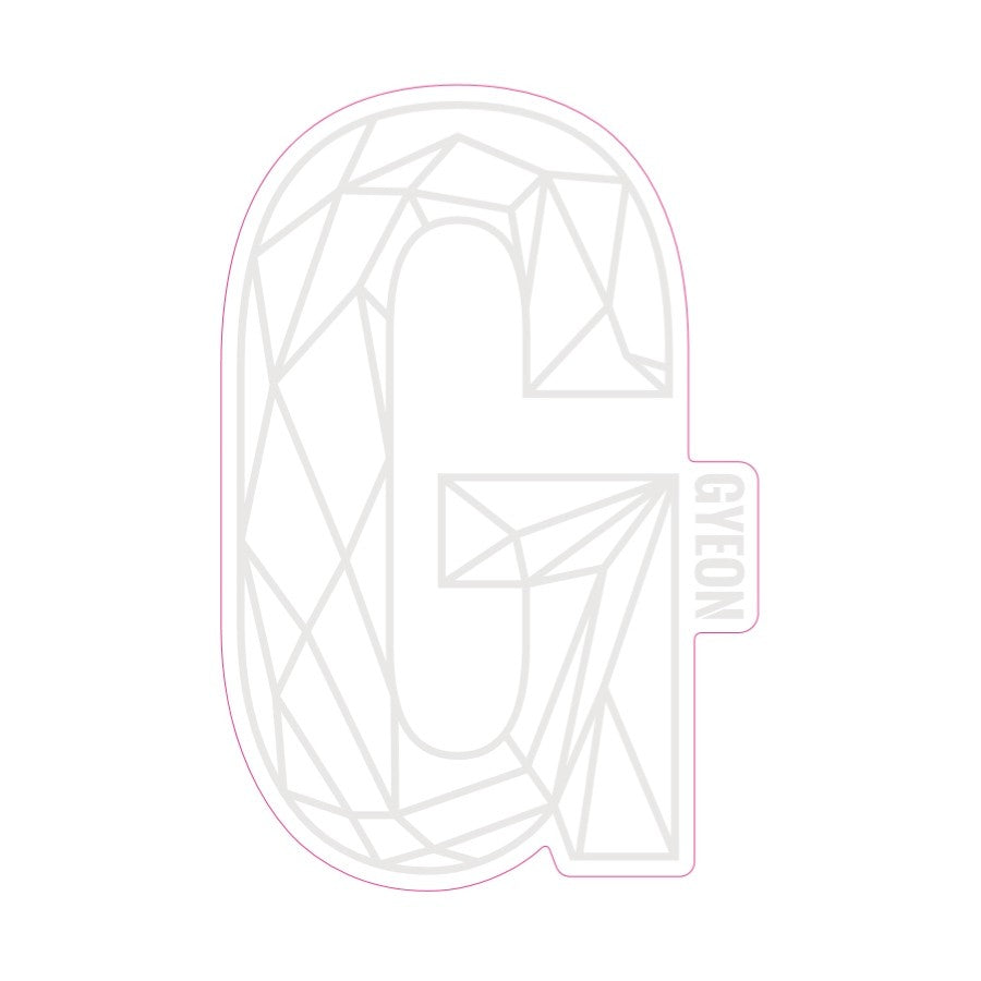 GYEON G Sticker White 200 x 131,3 mm