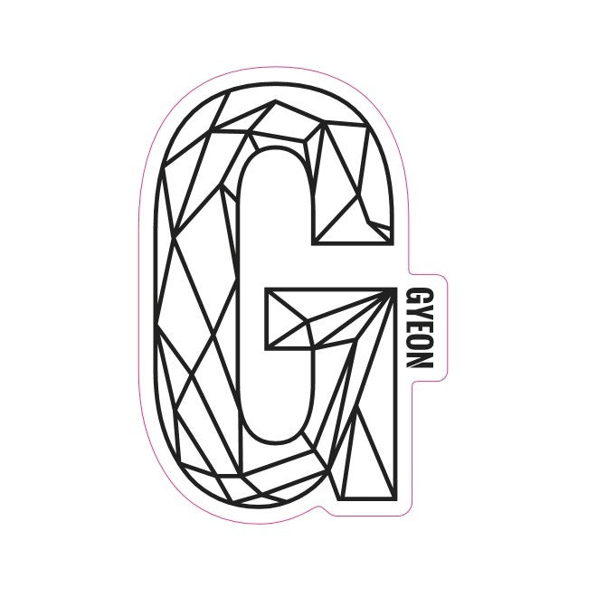 GYEON G Sticker Black 100 x 65.6 mm