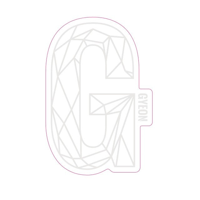 GYEON G Sticker White 100 x 65.6 mm