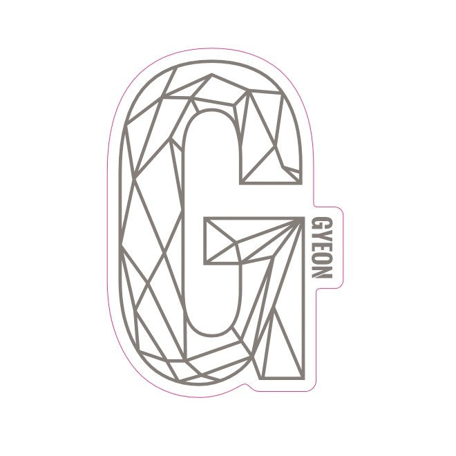 Gyeon G Sticker Silver 100 x 65.6 mm