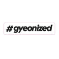 GYEON #gyeonized black sticker 17,9 mm x 100 mm