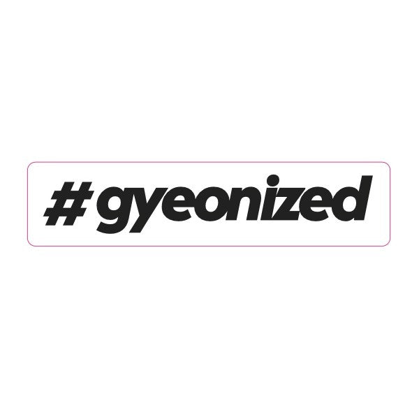 GYEON #gyeonized black sticker 17,9 mm x 100 mm
