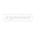 GYEON #gyeonized white sticker 17,9 mm x 100 mm