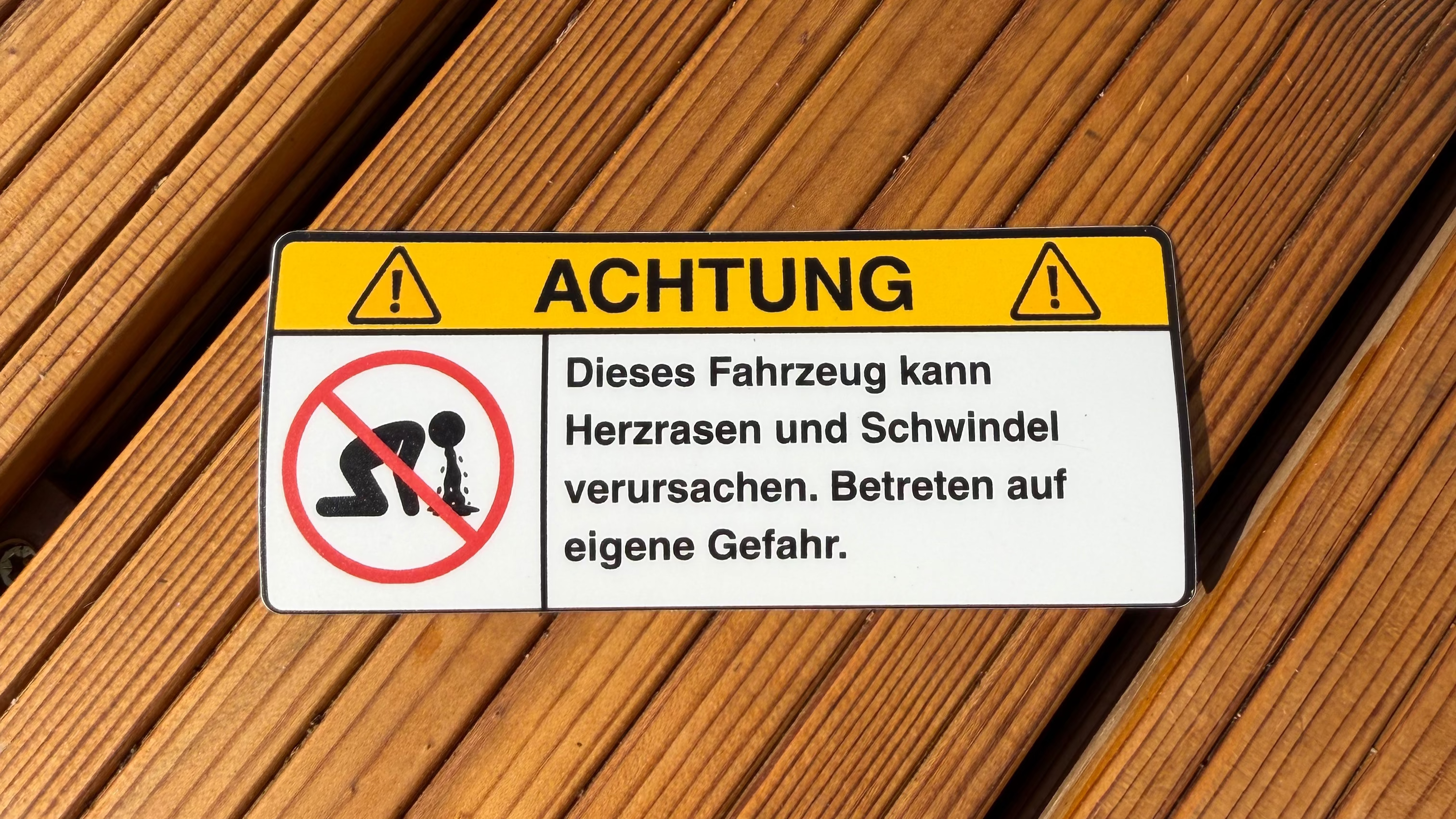 ACHTUNG: Herzrasen
