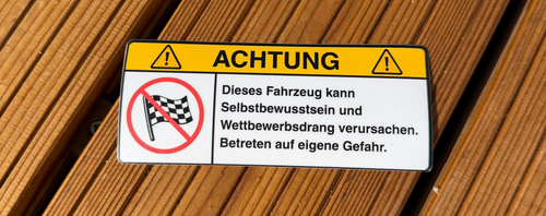 ACHTUNG: Wettbewerbsdrang