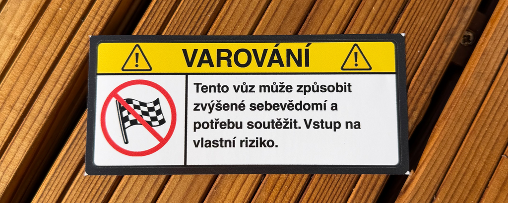VAROVÁNÍ: Zvýšené sebevědomí