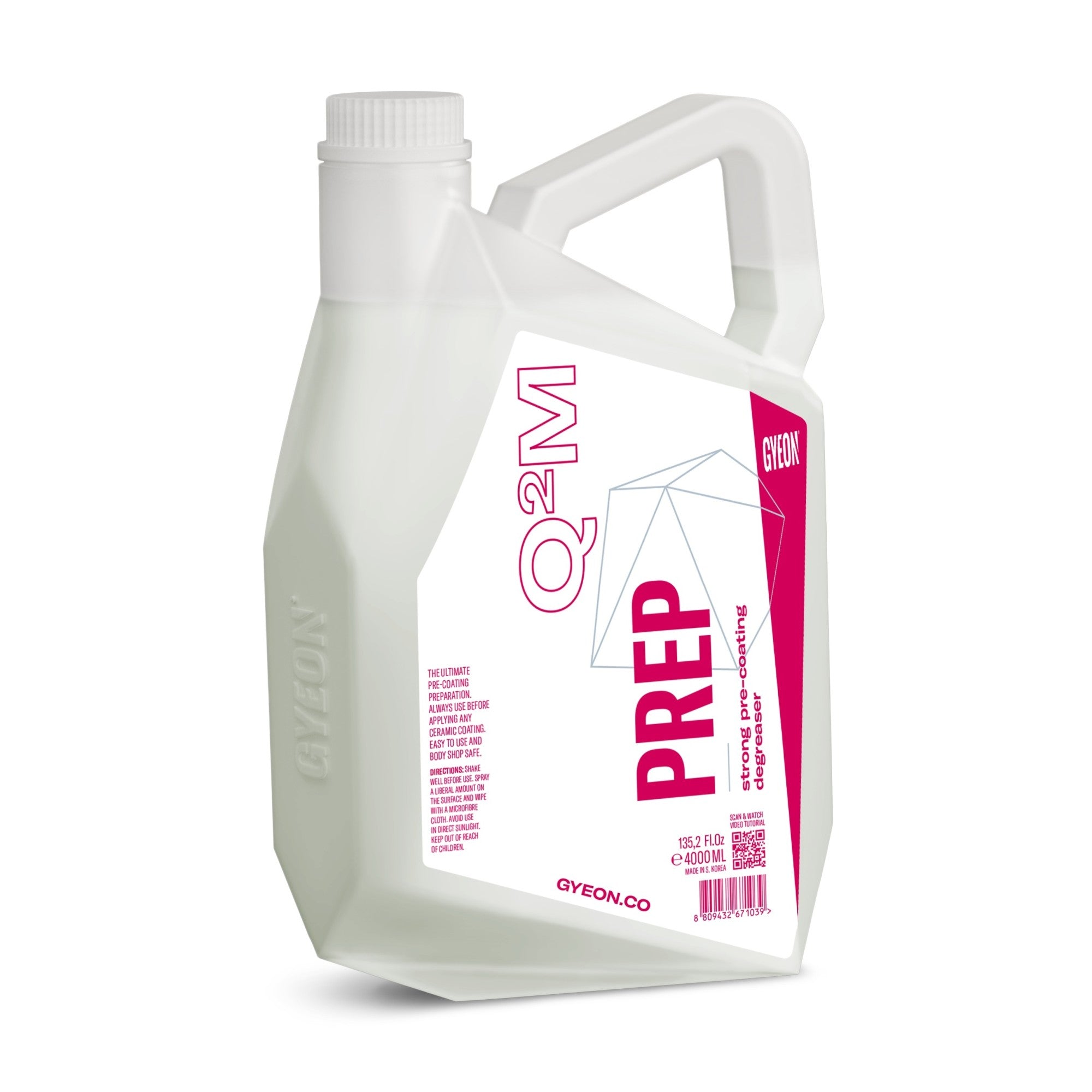 GYEON Q2M Prep 4 L - čistič a odmašťovač povrchu
