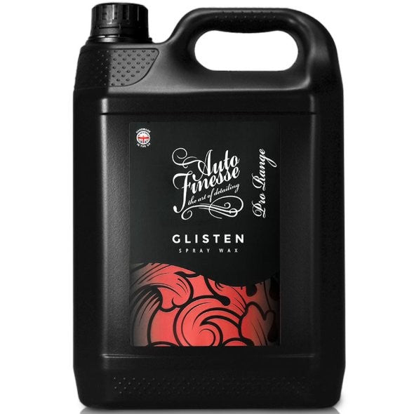 Auto Finesse Glisten Spray Wax 5 l - kanystr a štítek